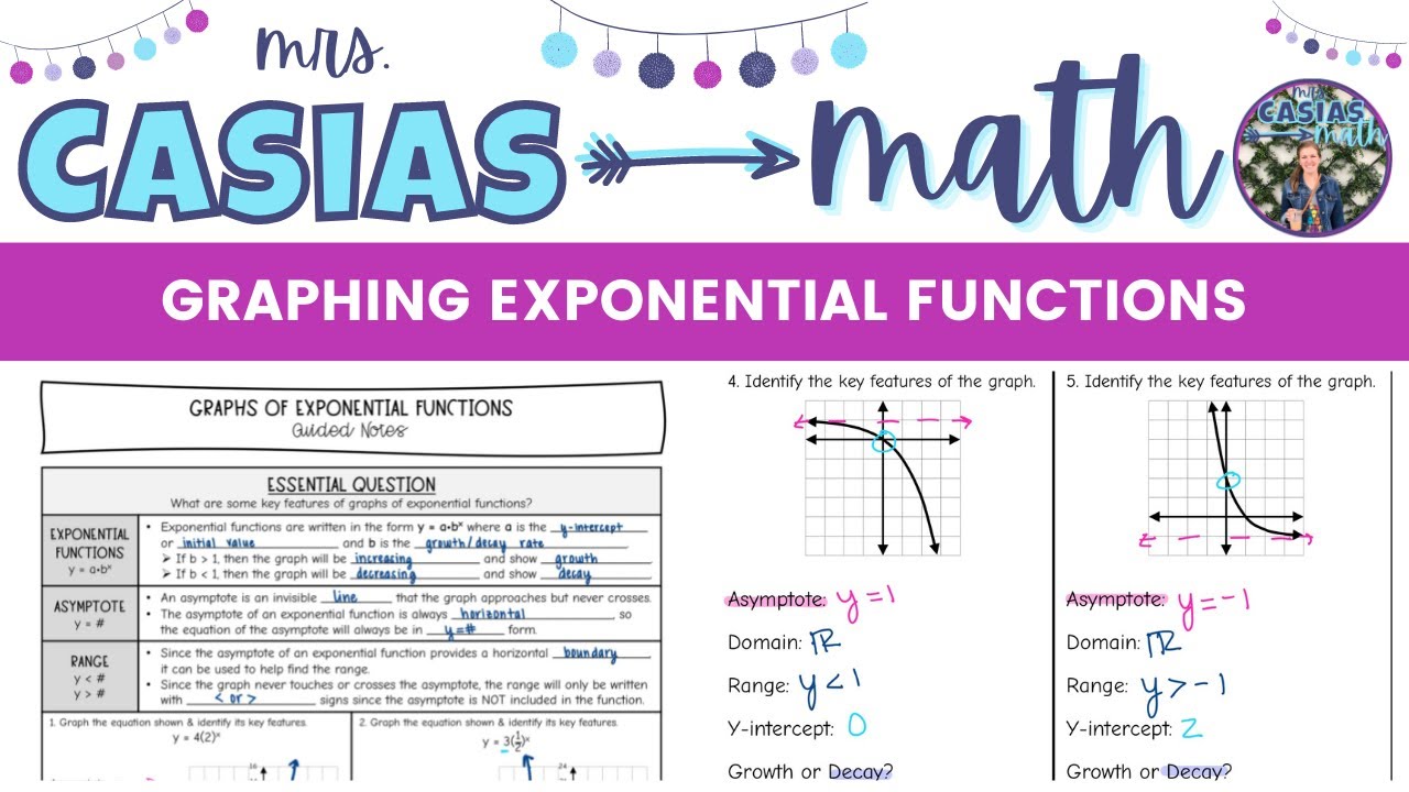 exponential function graph and calculus notes