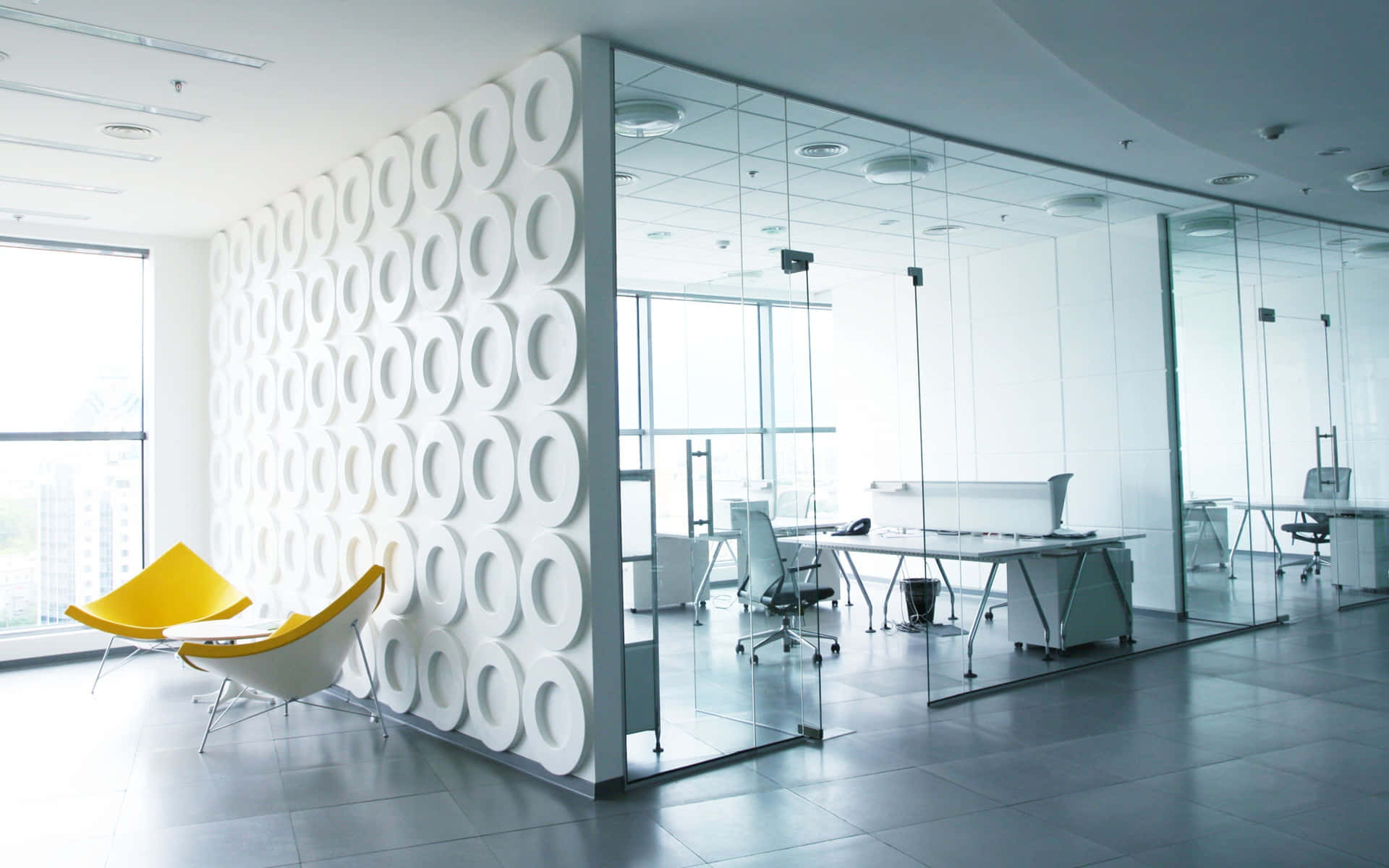 high resolution modern office workspace