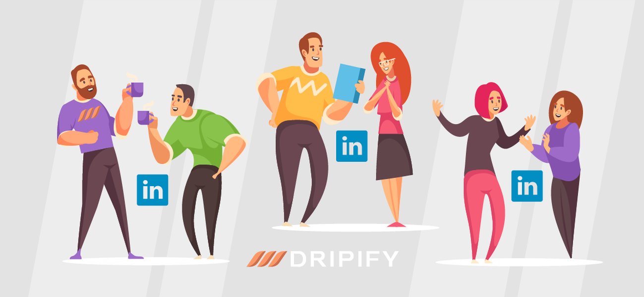 Visual representation of LinkedIn networking strategies