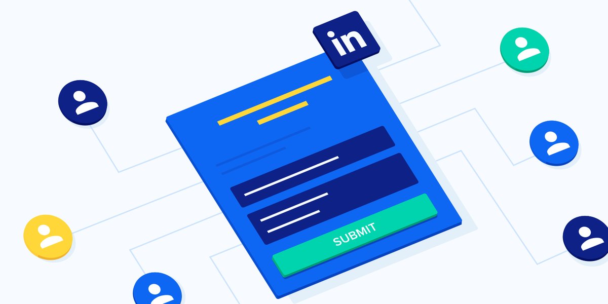 Example of a LinkedIn Lead Gen Form interface