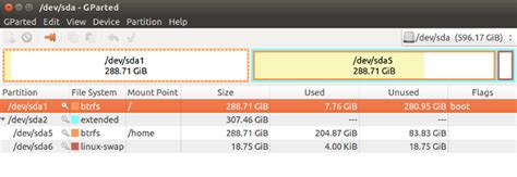 linux filesystem partitions