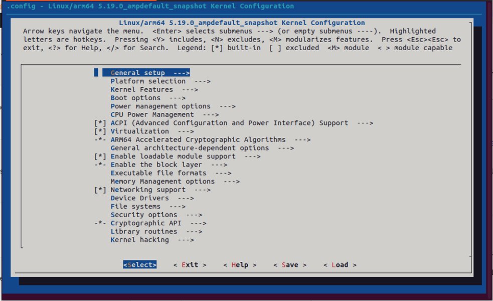 Linux内核 menuconfig 界面