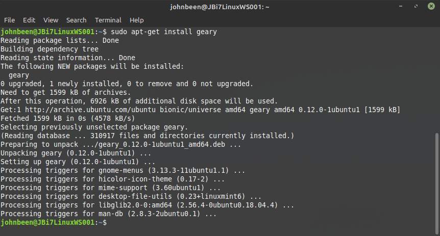 linux terminal setup