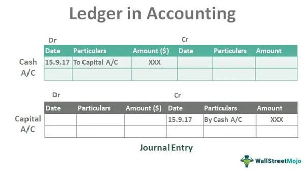financial documents and accounting ledgers