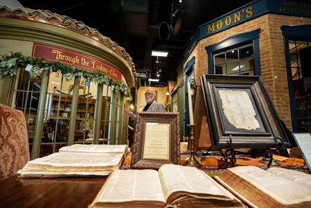 vintage books and cultural artifacts