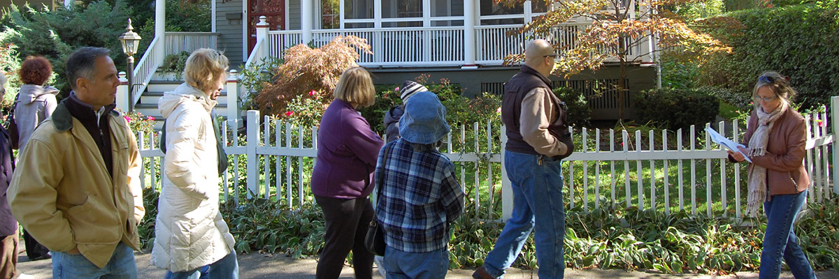 scenic landscapes with people and community gathering