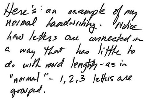 AI generated handwriting sample