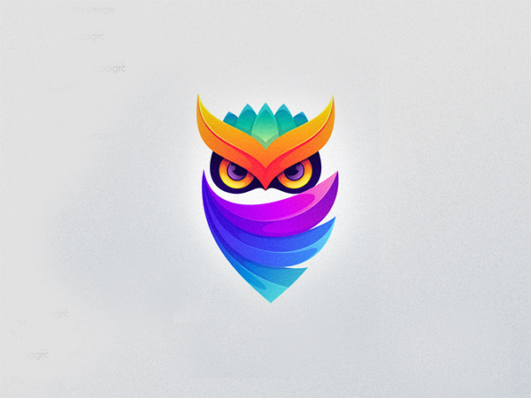 colorful logo design concept
