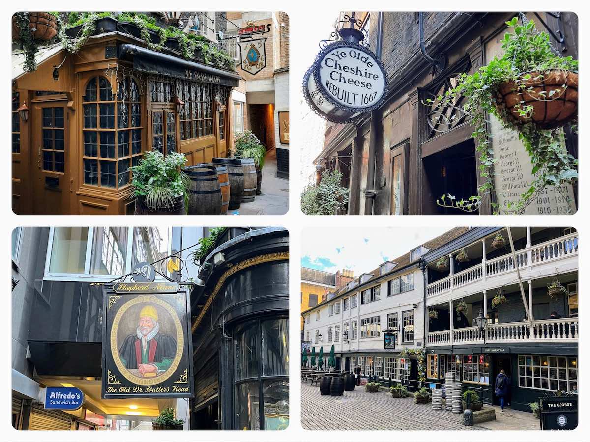 london historic pub park and landmarks