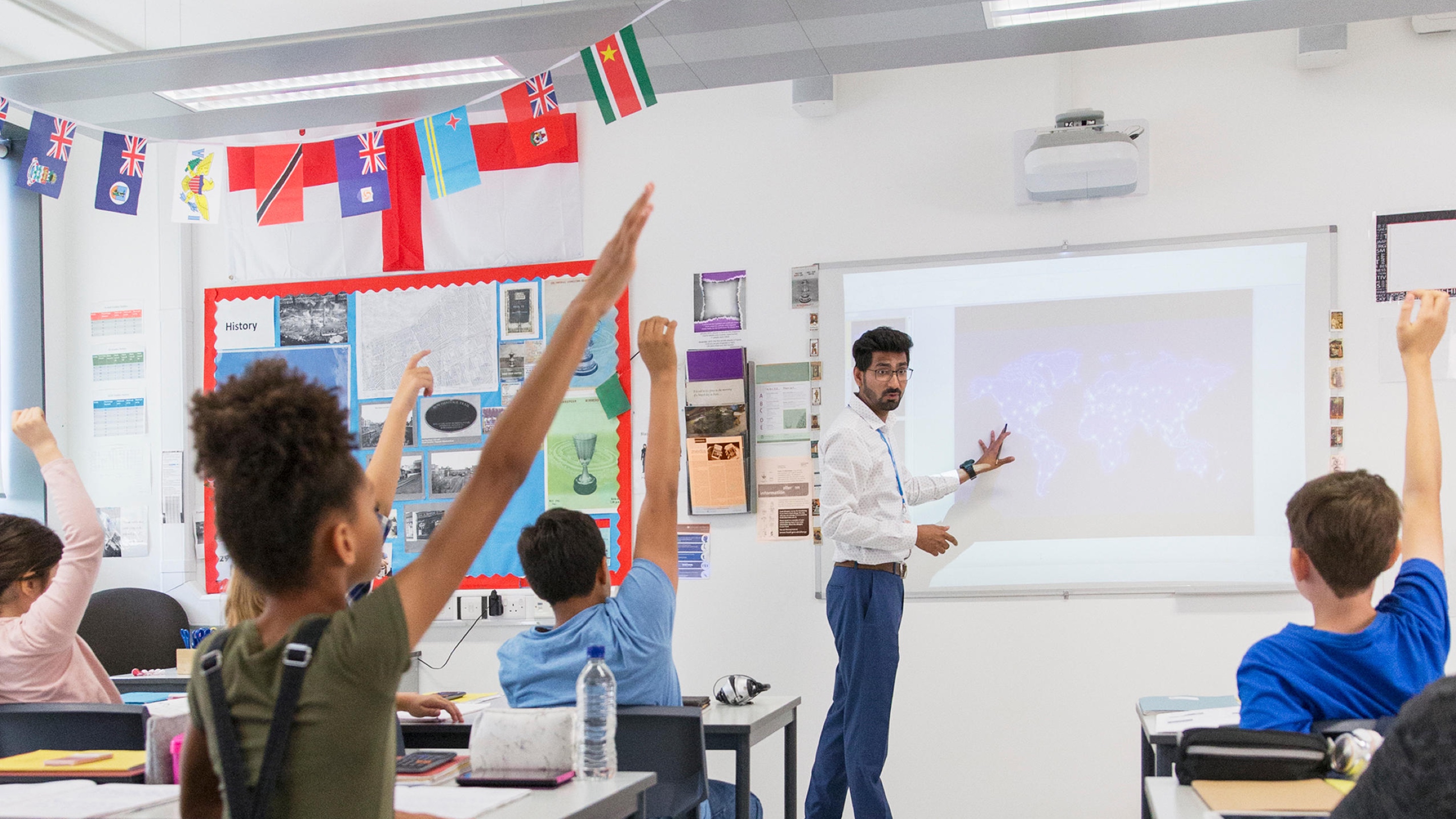 professional tutor classroom setting