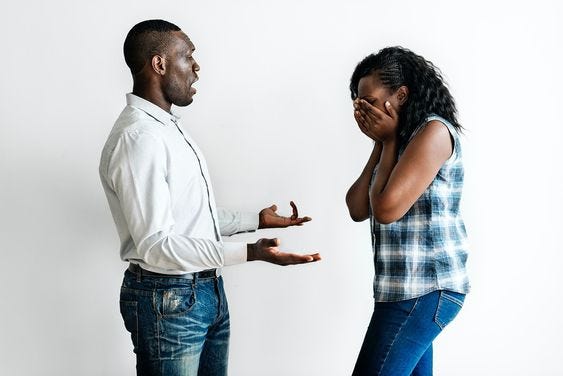 person arguing