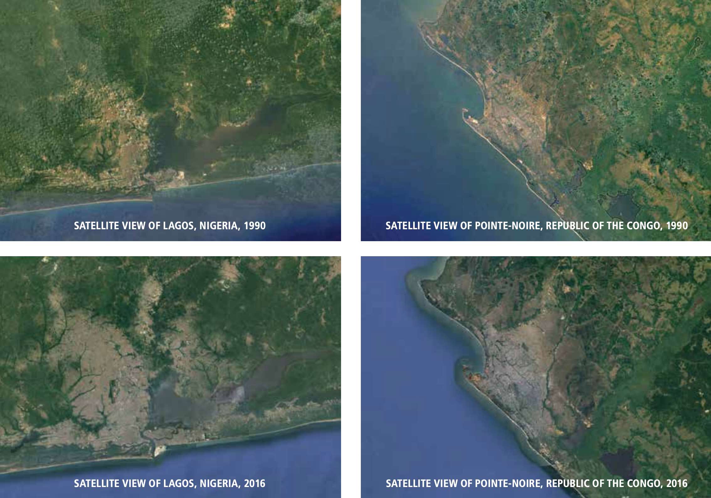 satellite imagery coastal urban change