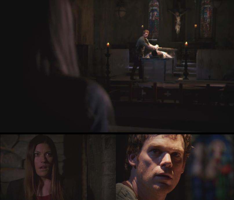 TV soap opera dramatic scene