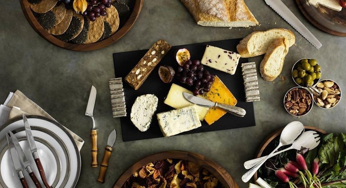 luxurious cheese board