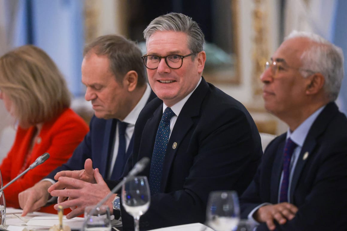diplomatic meeting european leaders