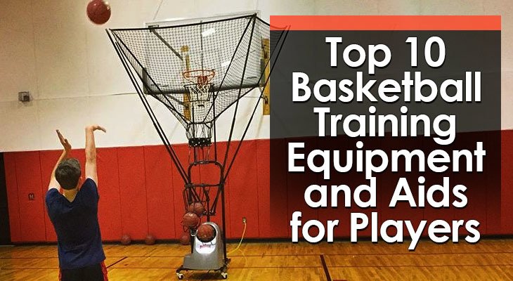 basketball court and training equipment