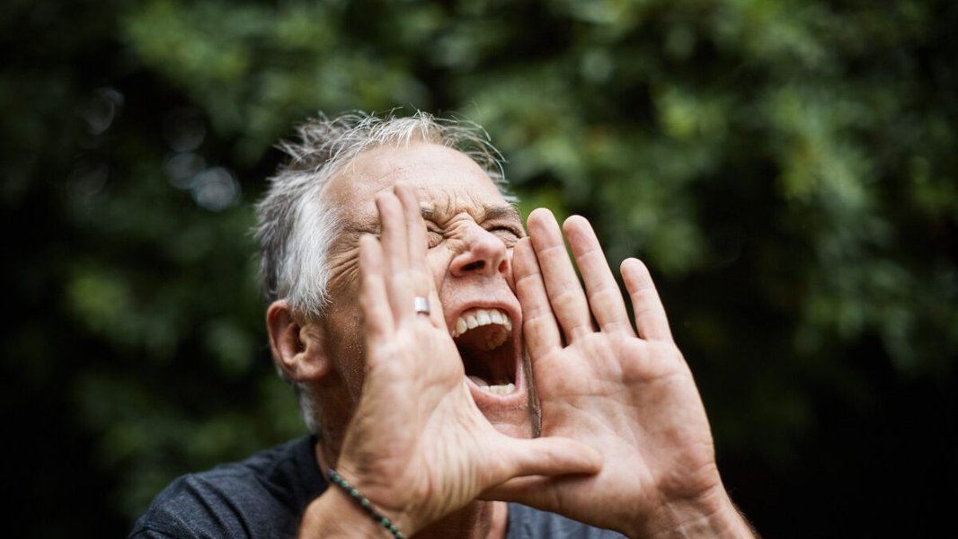Person running outdoors
