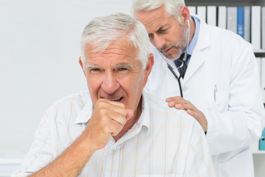 Patient discussing with doctor