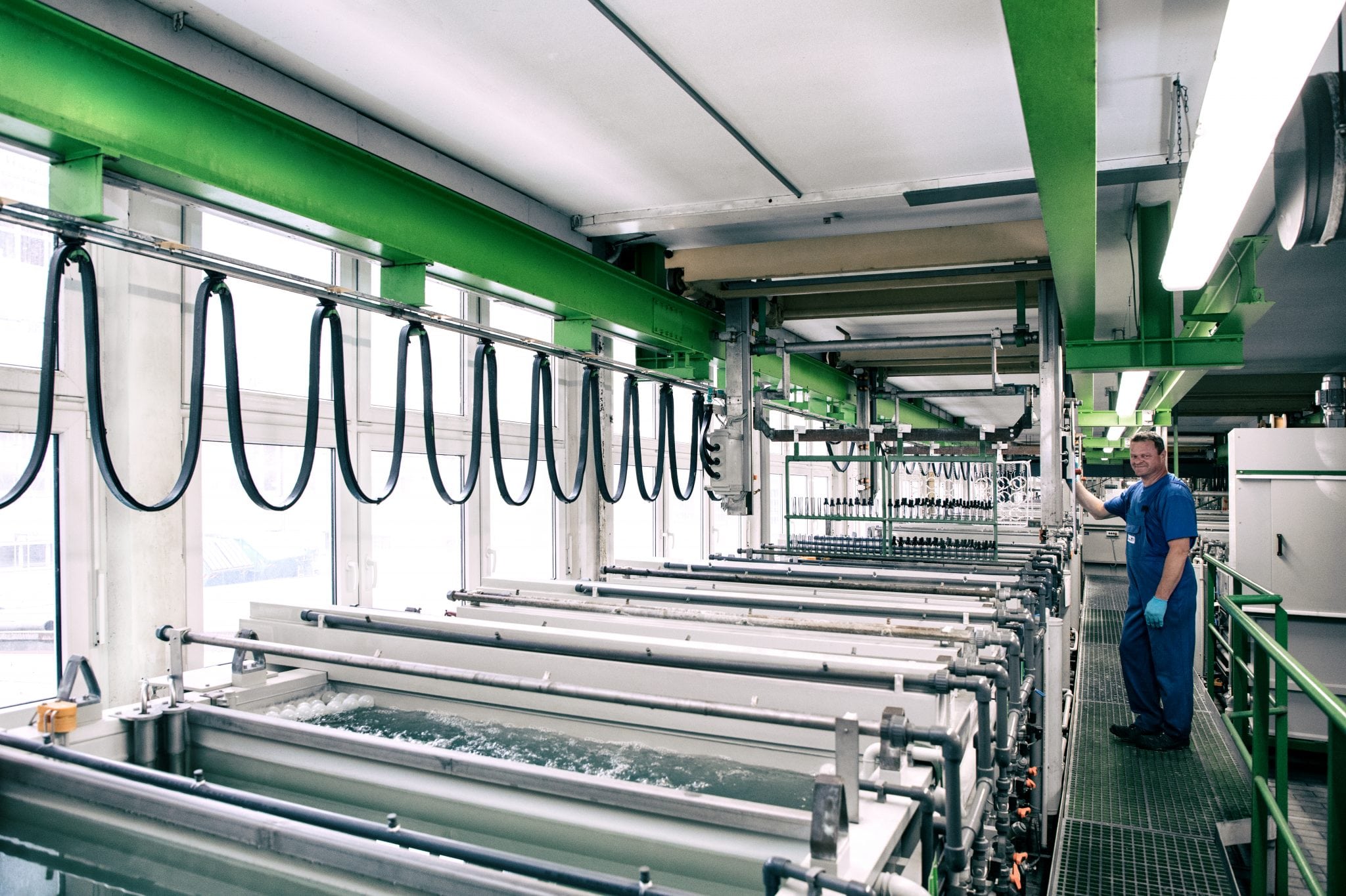 industrial machinery surface treatment