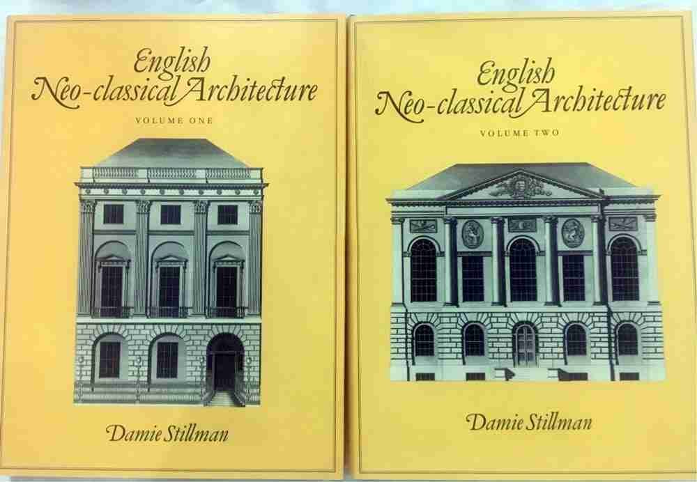 vintage books and classical architecture