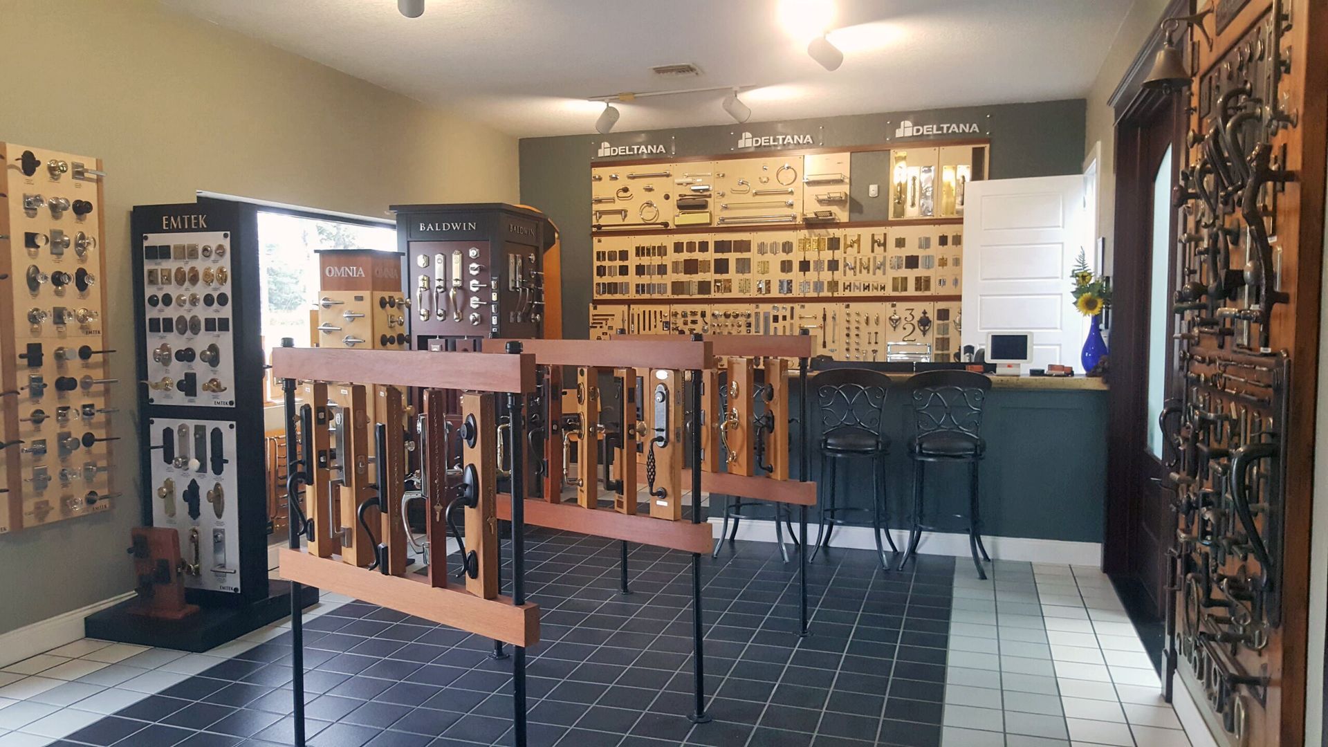 industrial doors accessories showroom