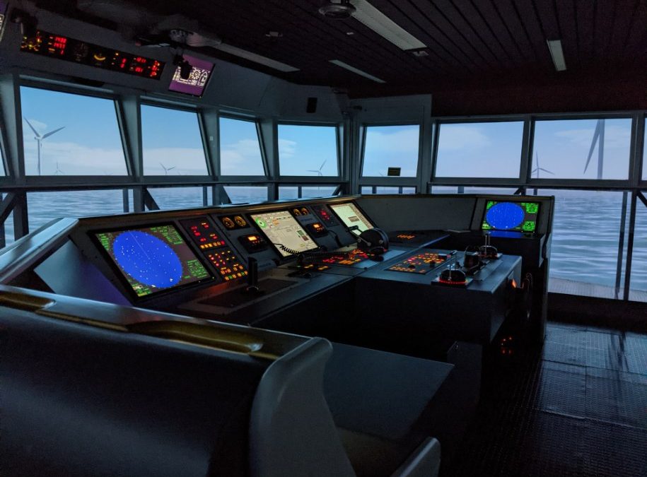 maritime simulation lab equipment ship deck