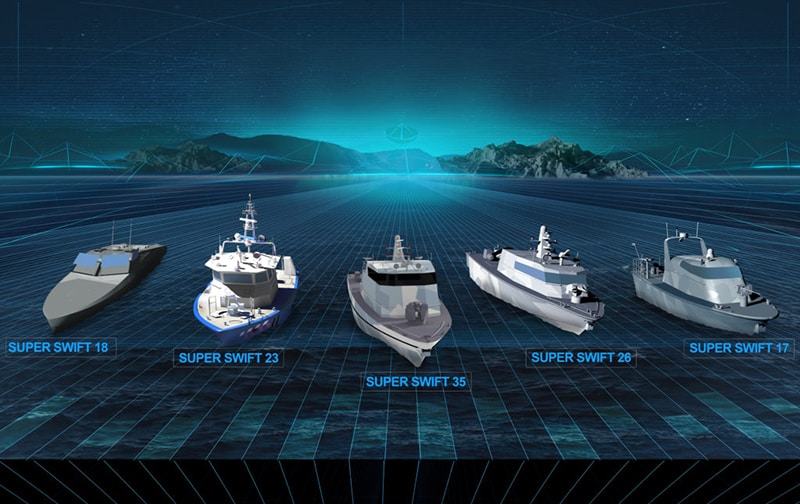 maritime scenery ships sea surveillance