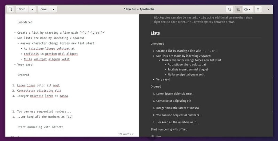 markdown editor setup