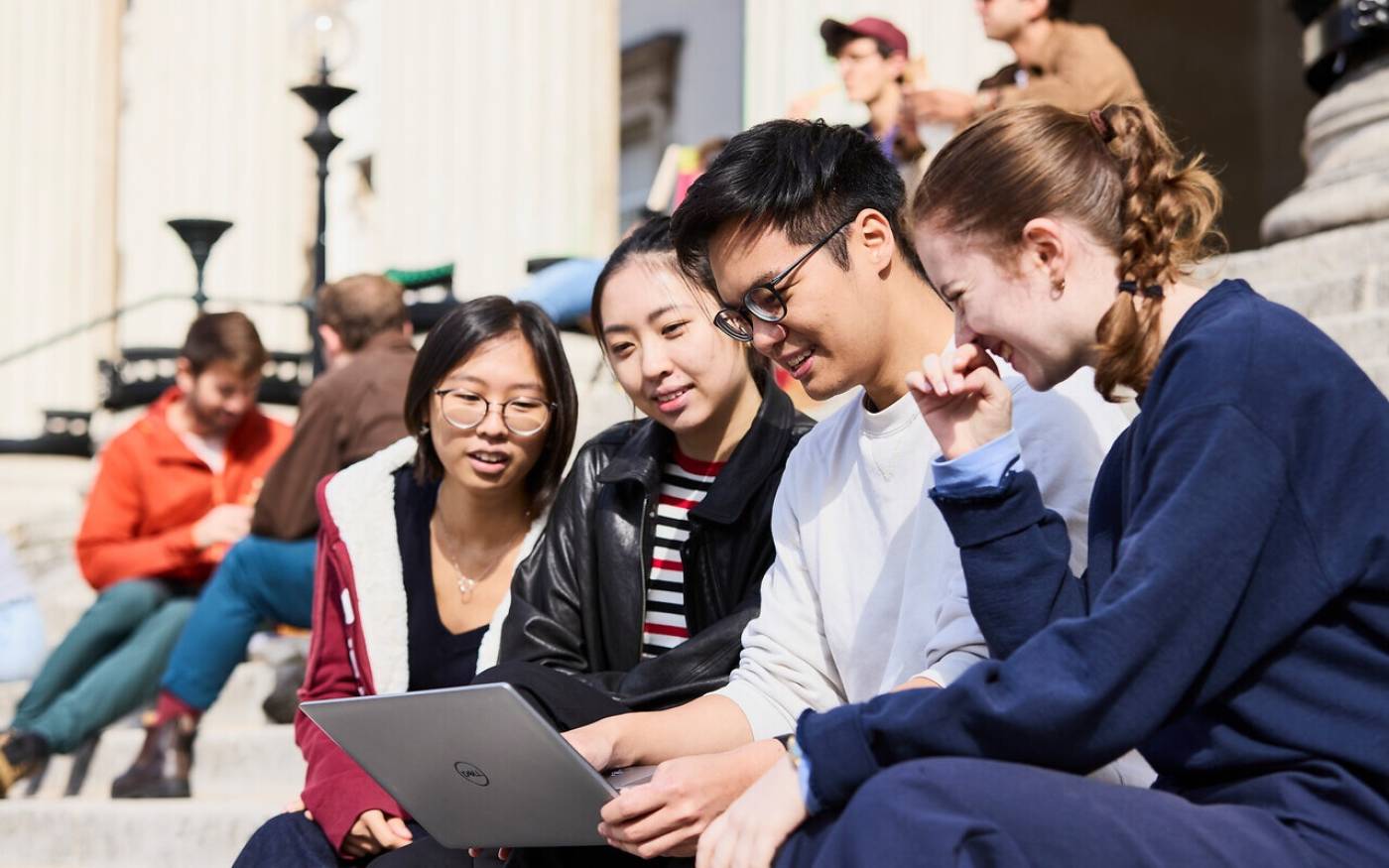 Chinese students studying abroad, UK university campus