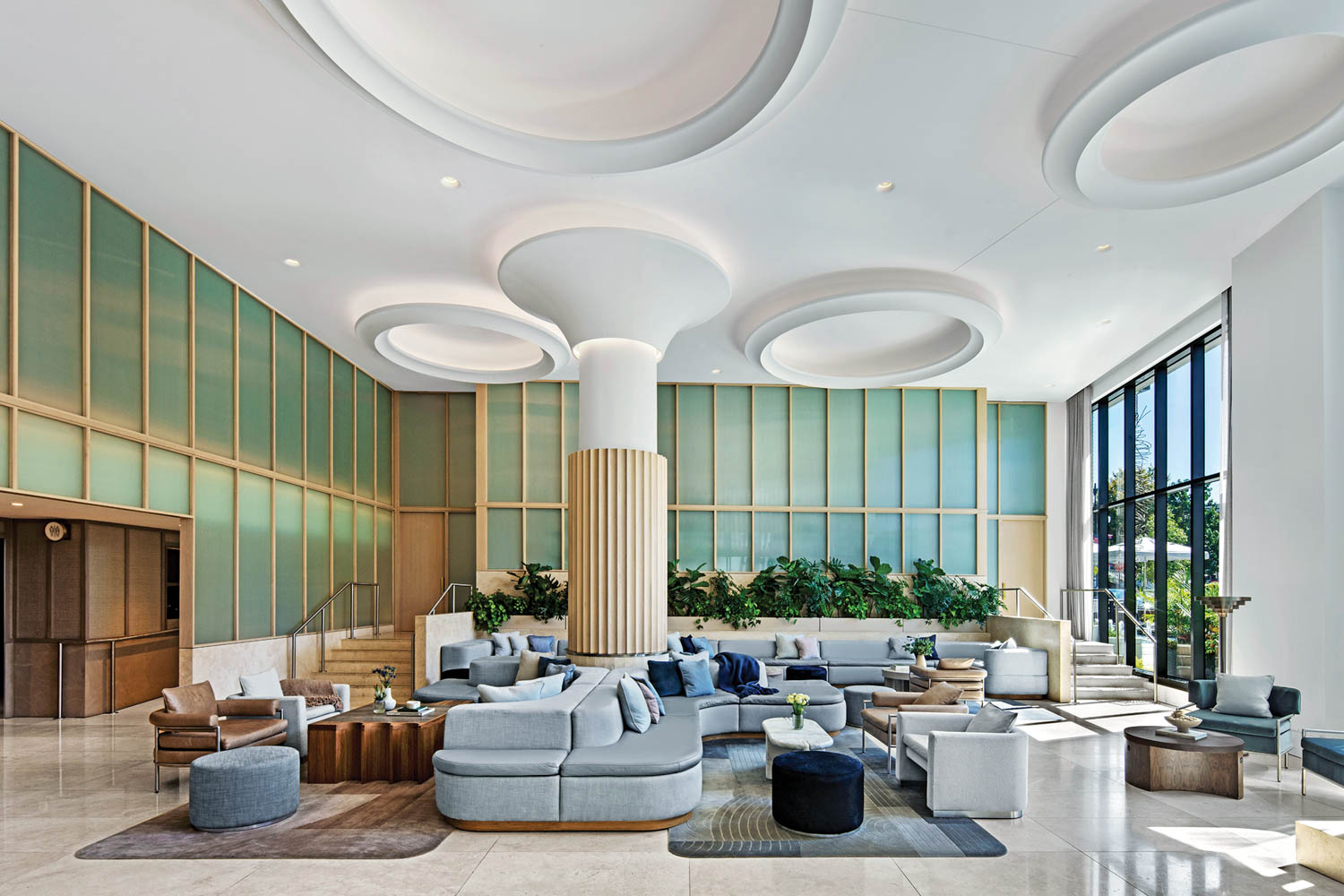 luxury hotel lobby architecture