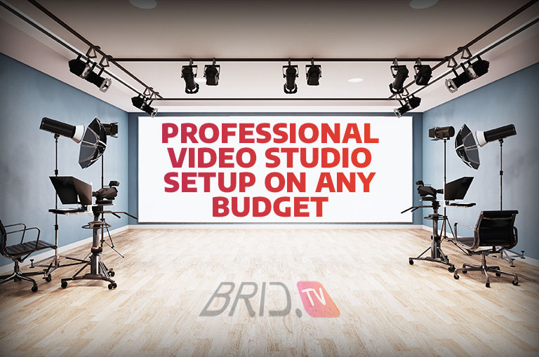 professional video recording setup