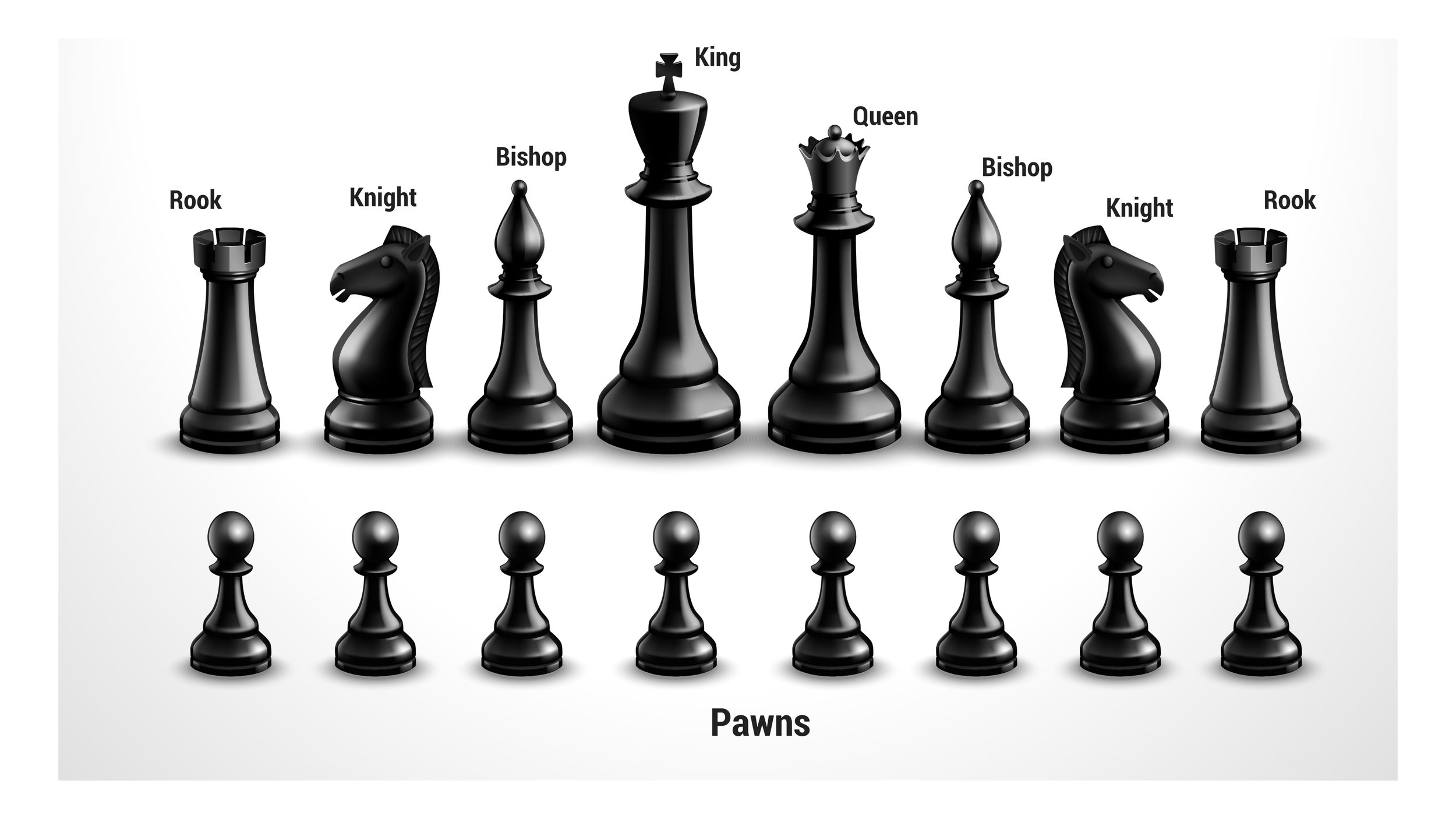 chess board and pieces