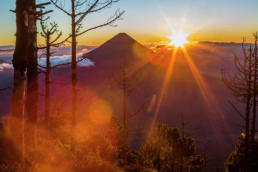 sunrise over mountains