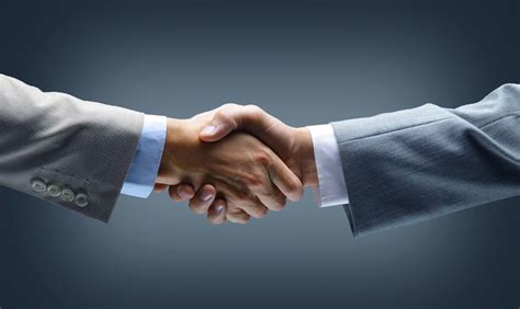 business negotiation handshake