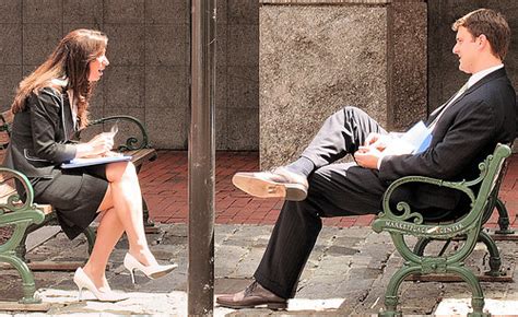 people greeting conversation