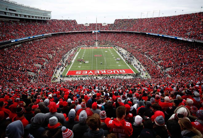 football match stadium crowd