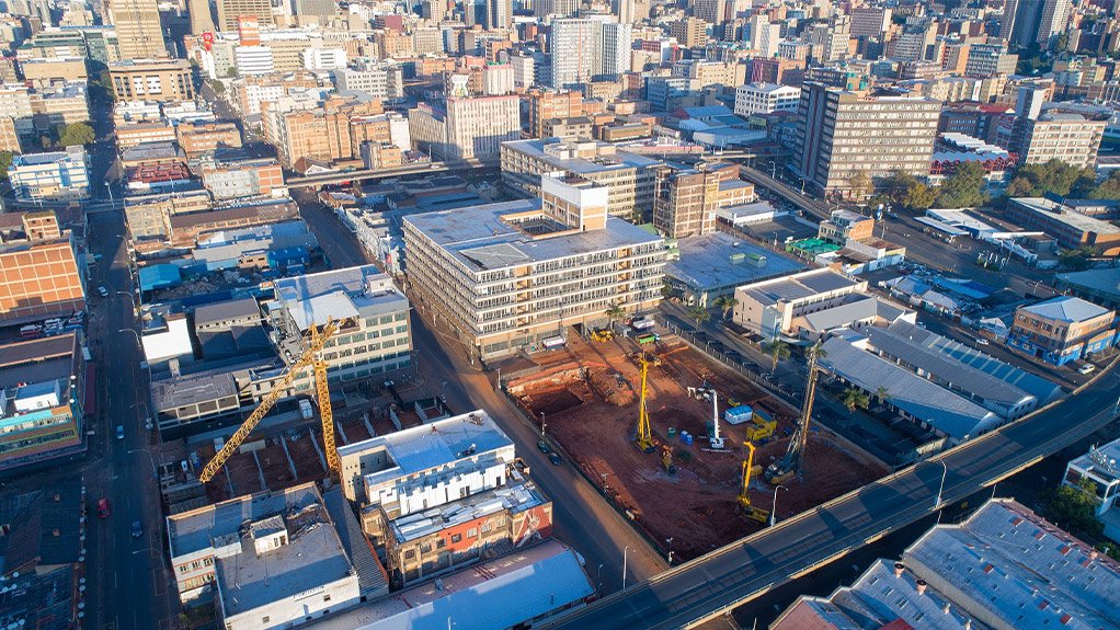 Johannesburg urban construction building