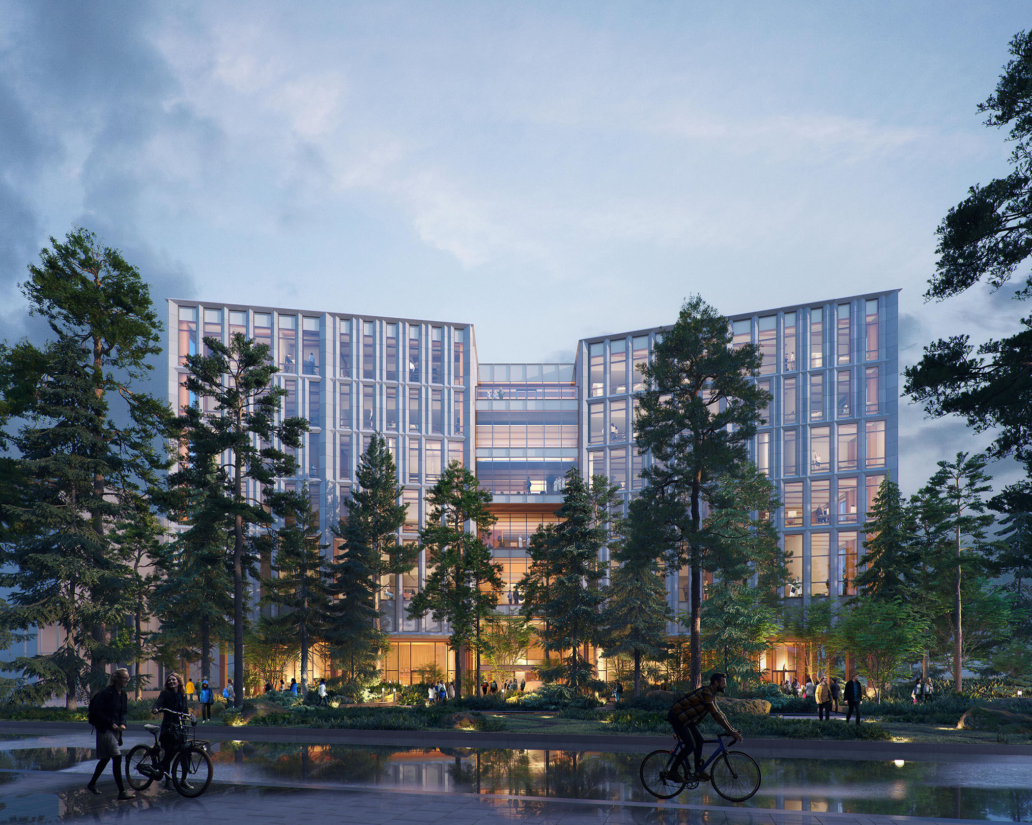 gateway building mass timber exterior