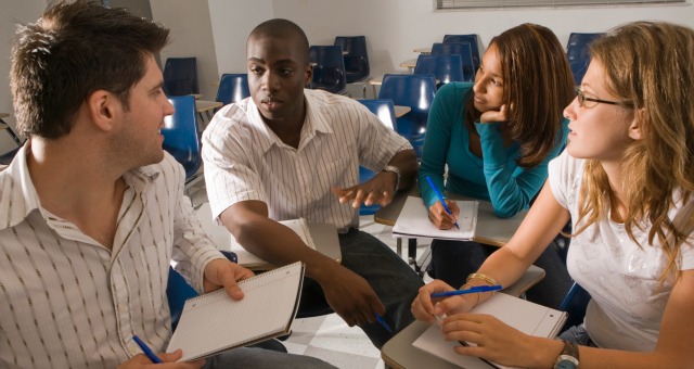 high school classroom interaction