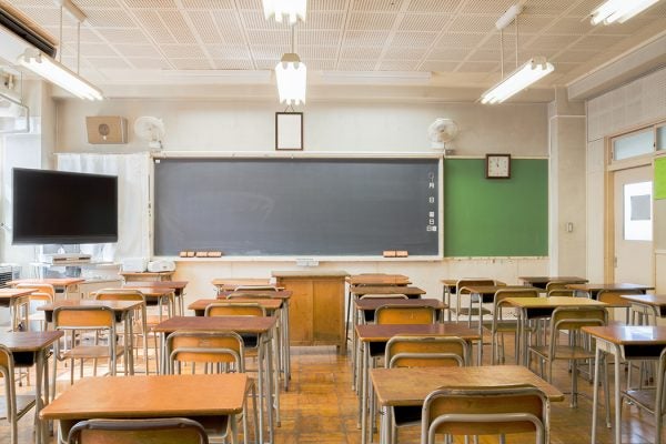 school blackboard classroom technology