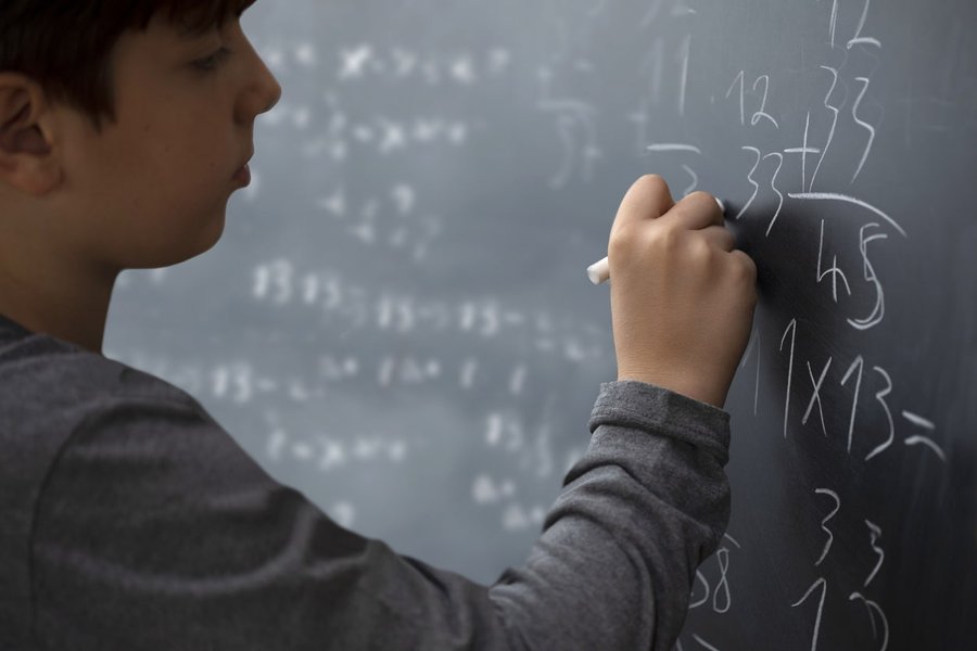 A table showing calculations for a math word problem, demonstrating organized problem-solving steps.