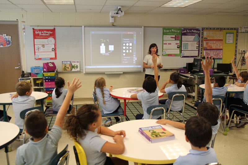 classroom interaction math solving