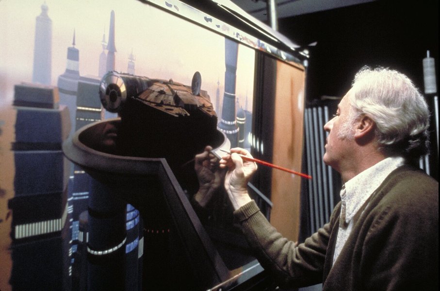 Matte painting from Star Wars: The Empire Strikes Back