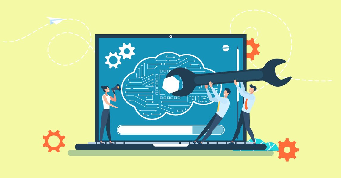 Illustration representing AI Employee Training