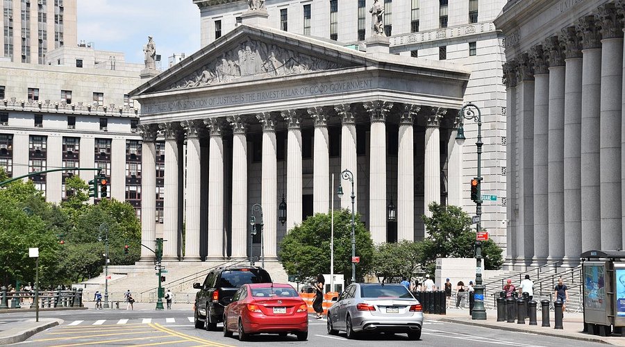 scenic urban judicial building