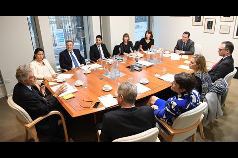 mediation discussion table