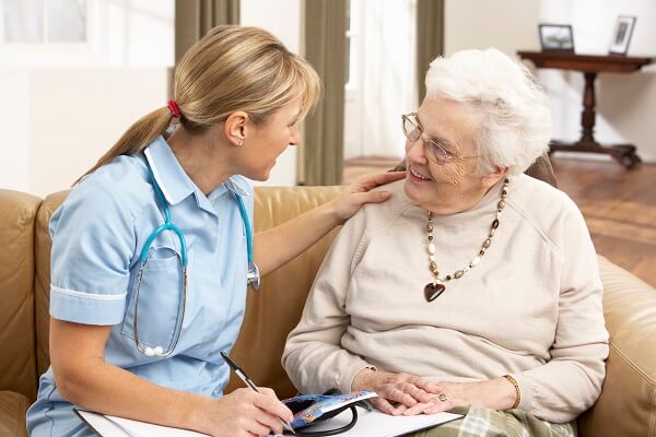 scenic view of healthcare facility and aging population