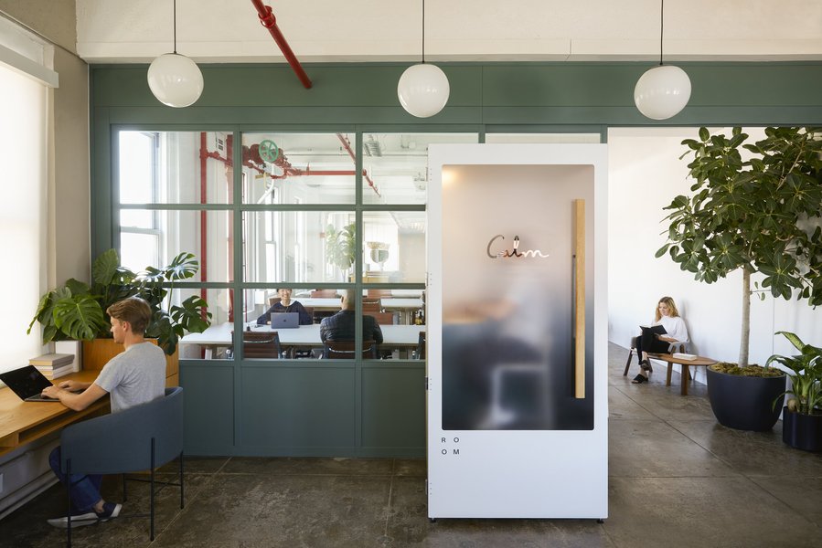 calming office space meditation