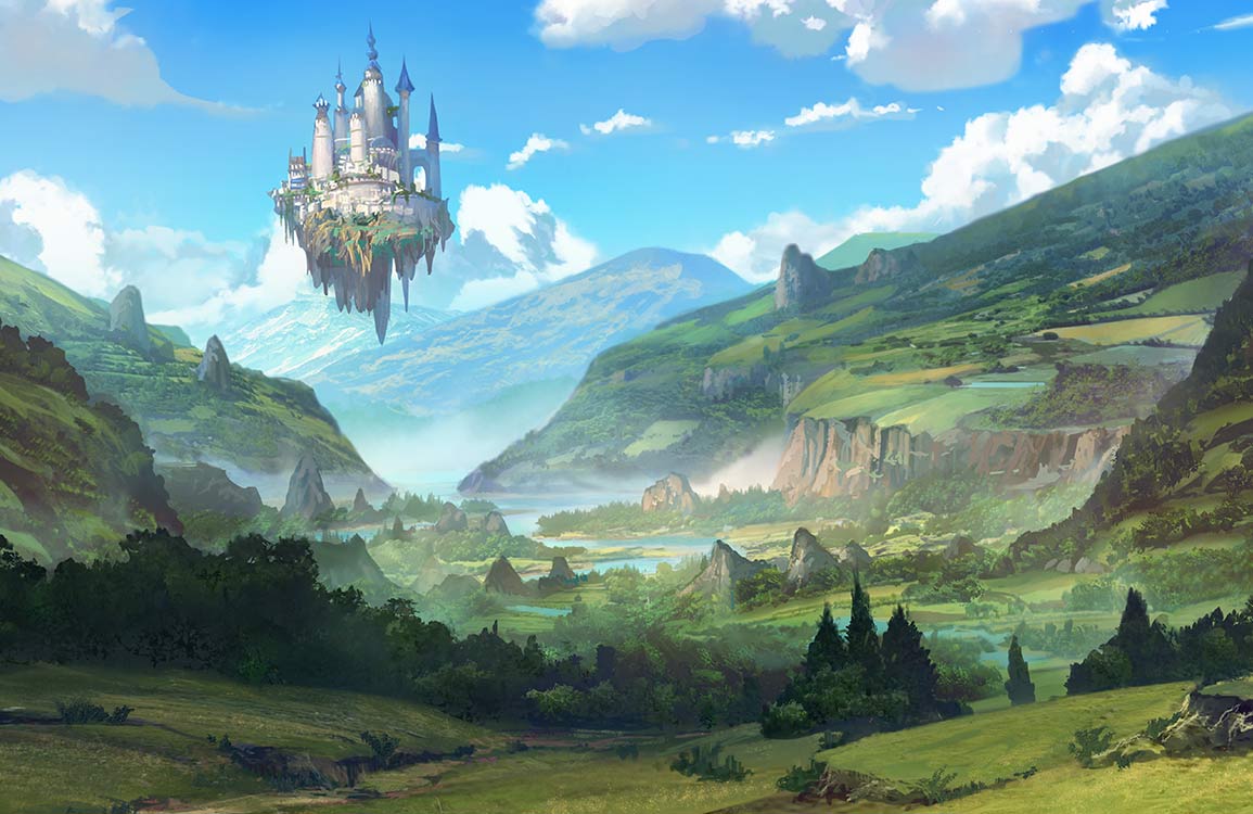 enchanting fantasy landscape