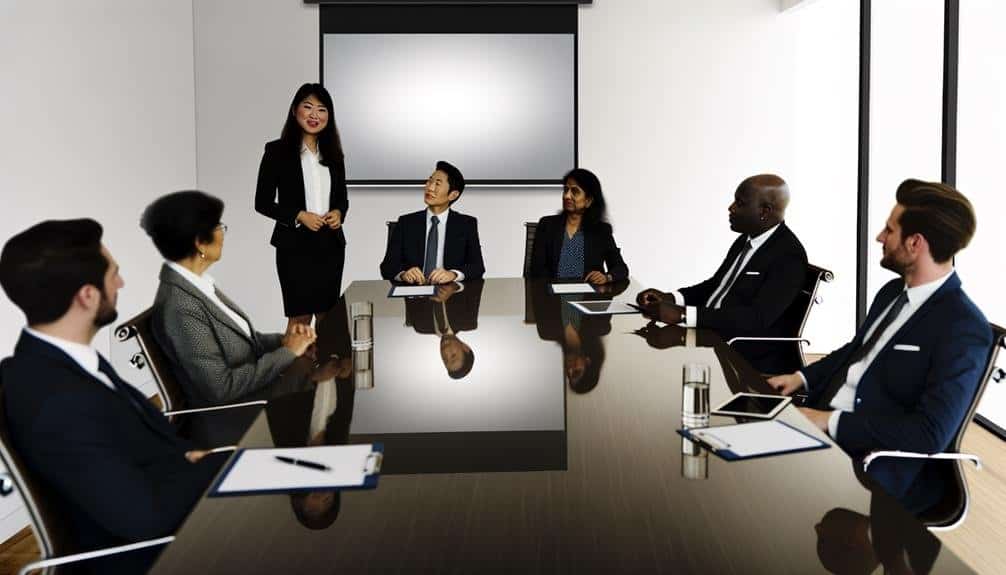 business meeting formal communication